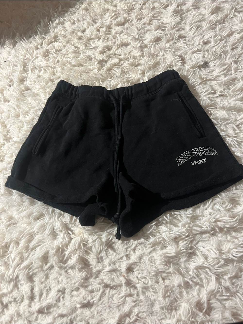 PacSun Black Athletic Drawstring Shorts